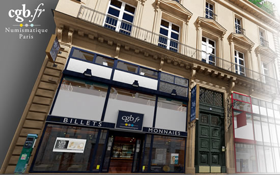 Contactez CGB numismatique Paris